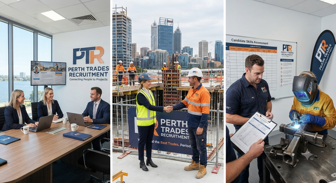 PerthTrades Recruitment - Perth Construction Recruitment Agency - Office, Site, and Skills Assessment